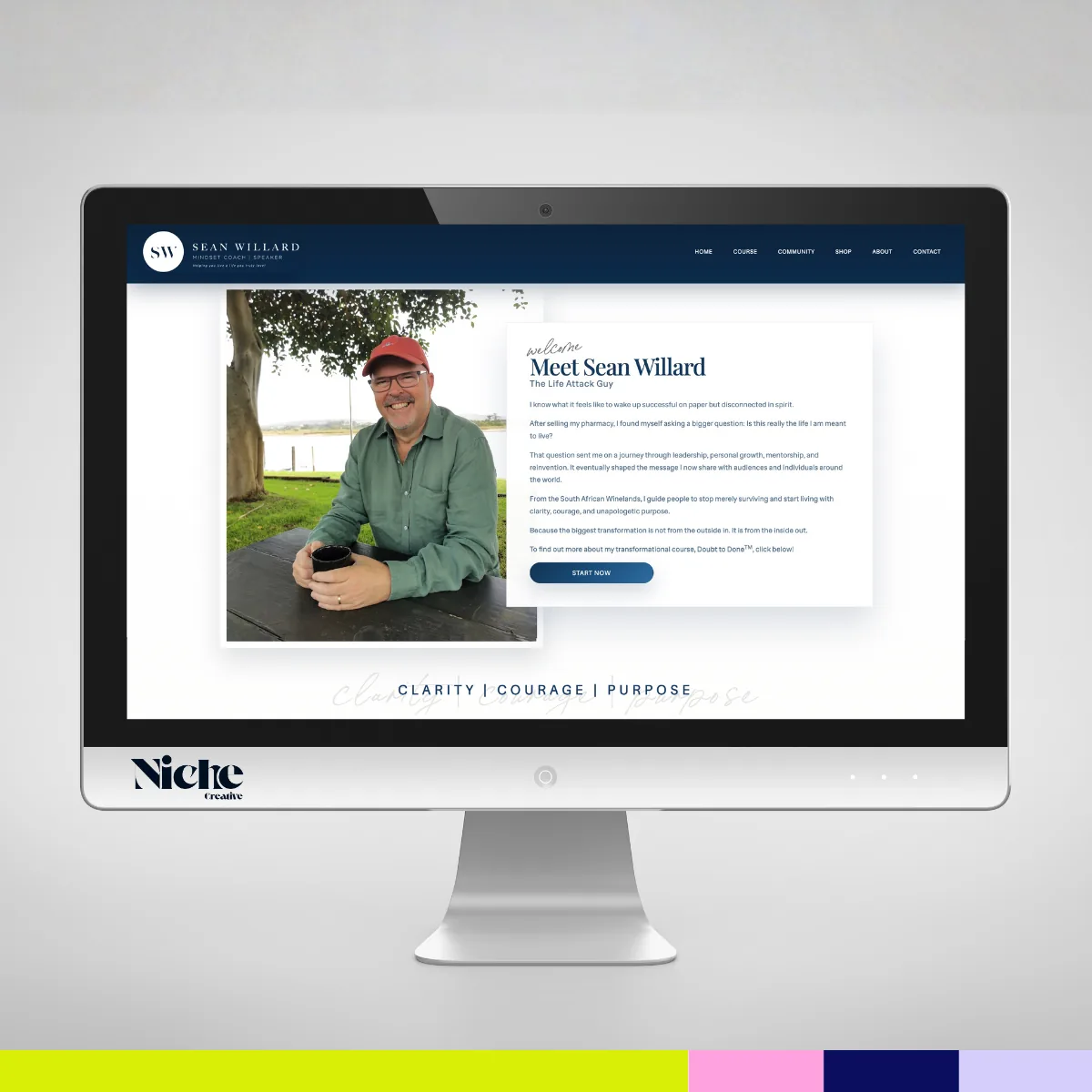 Website design portfolio example 5